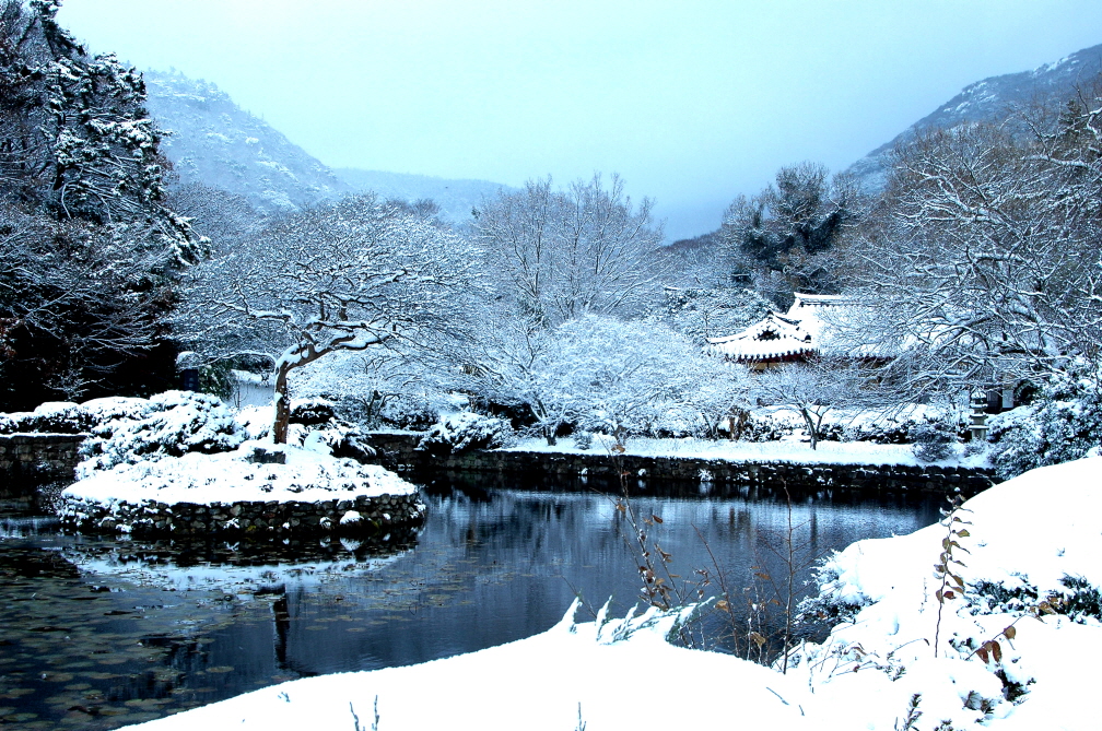 2011 관광사진 입선작(운림산방 설경) 이미지