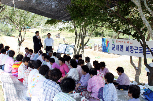 생활민원상담을 희망근로 현장에서 이미지