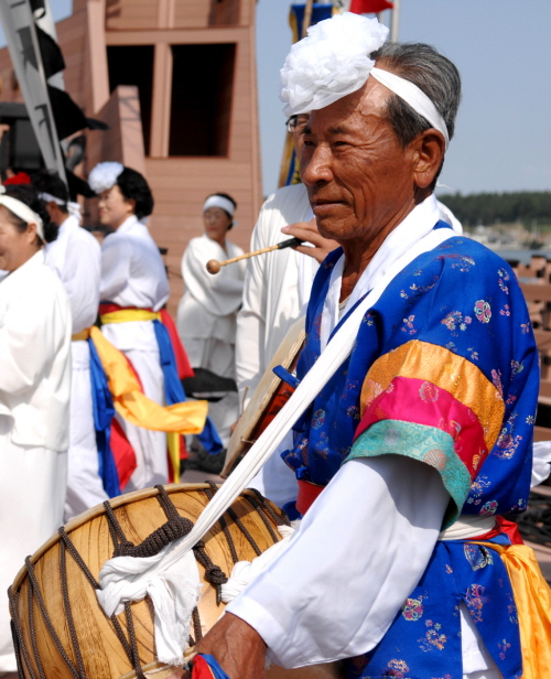 김관우옹, 진도북놀이 전남도지정 보유자로 선정 이미지