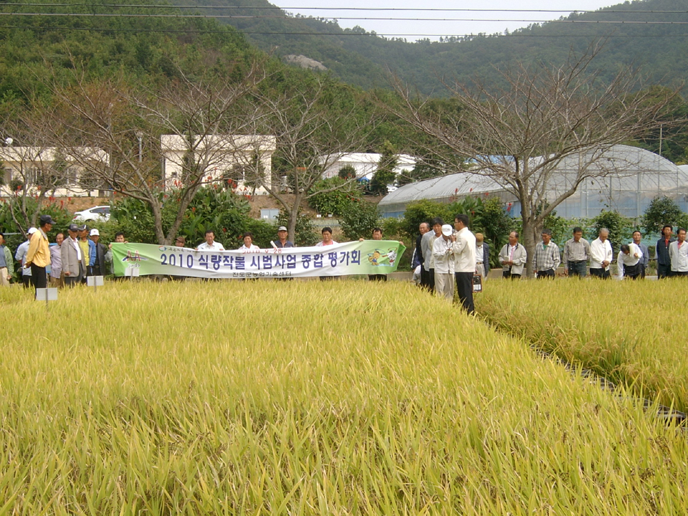 진도군, 2010년 식량작물 종합 평가회 개최 이미지