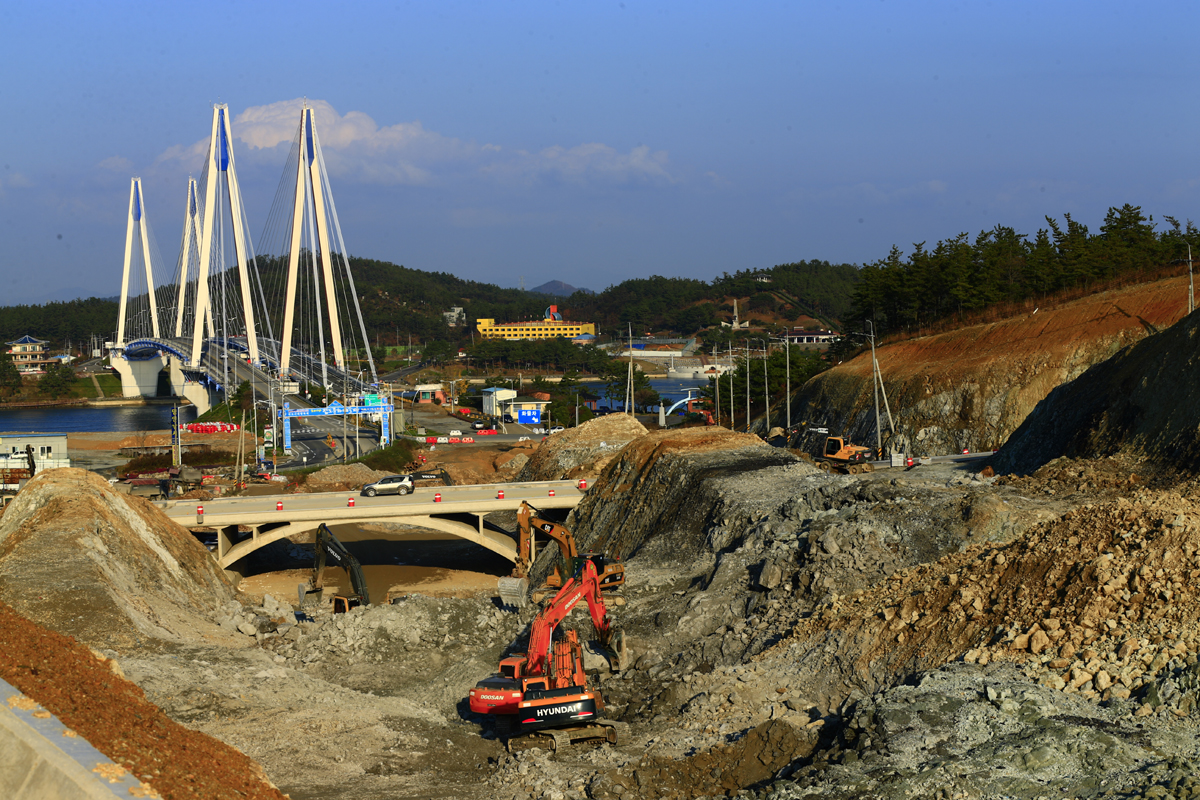 진도군, 포산-서망 국도 18호선 2차로 시설개량사업 예산 확보 이미지