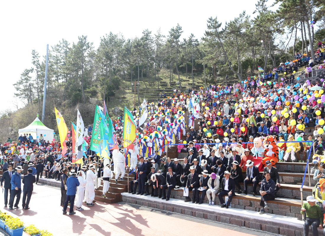 진도신비의바닷길축제 개막 퍼포먼스 이미지