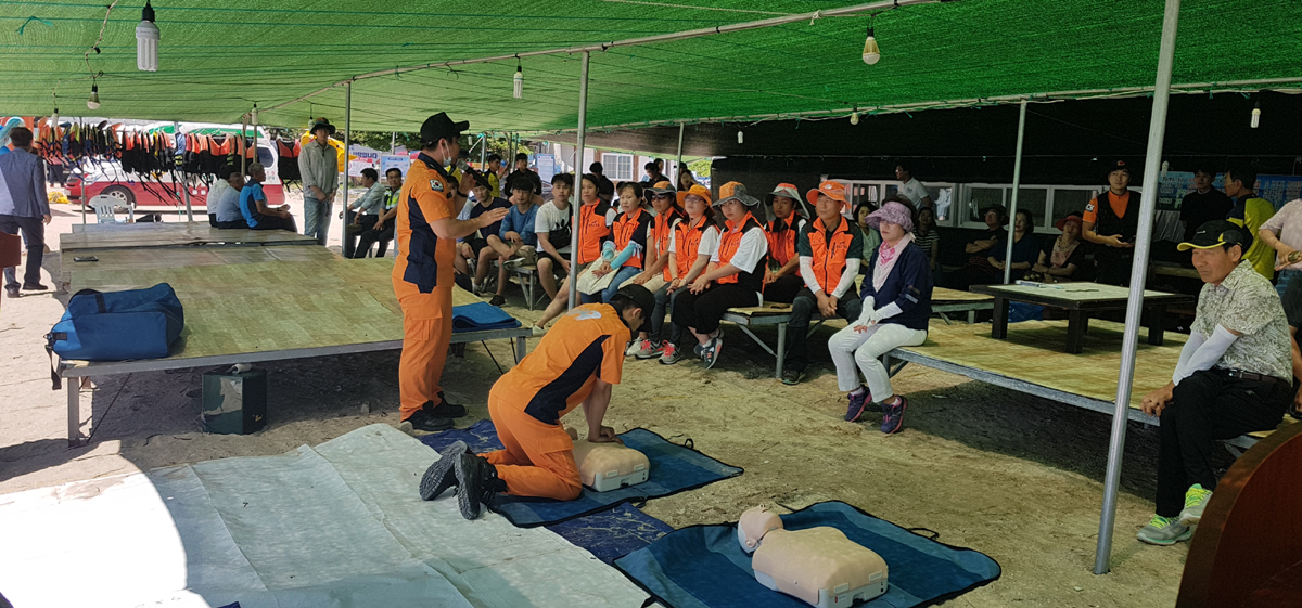 진도군, 해수욕장 안전사고 예방 활동 실시 이미지