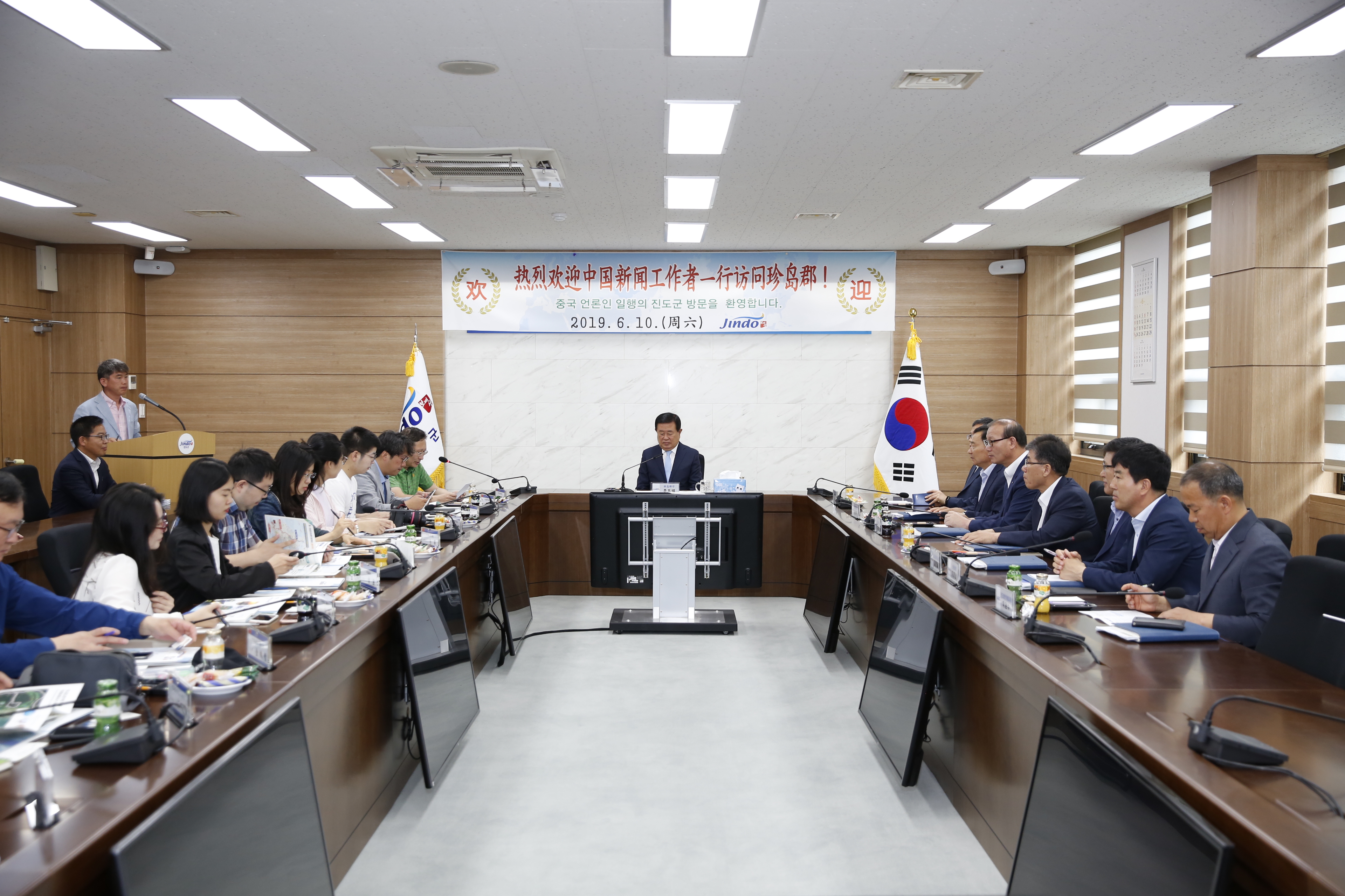 진도군, 중국 기자단 초청 진도항 개발 현장·관광지 홍보 이미지