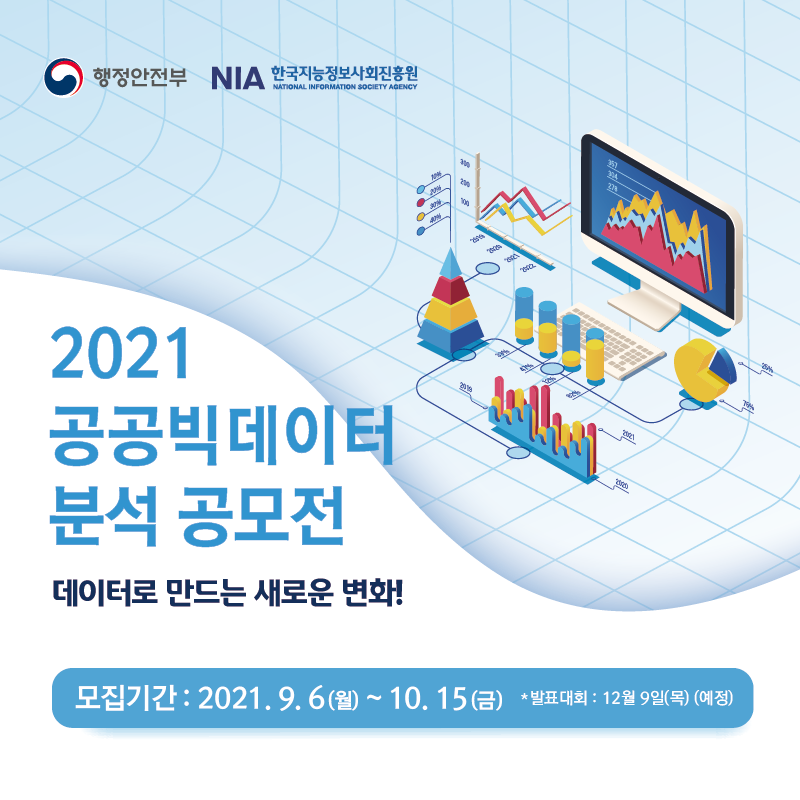 (행정안전부)2021 공공빅데이터 분석 공모전 이미지