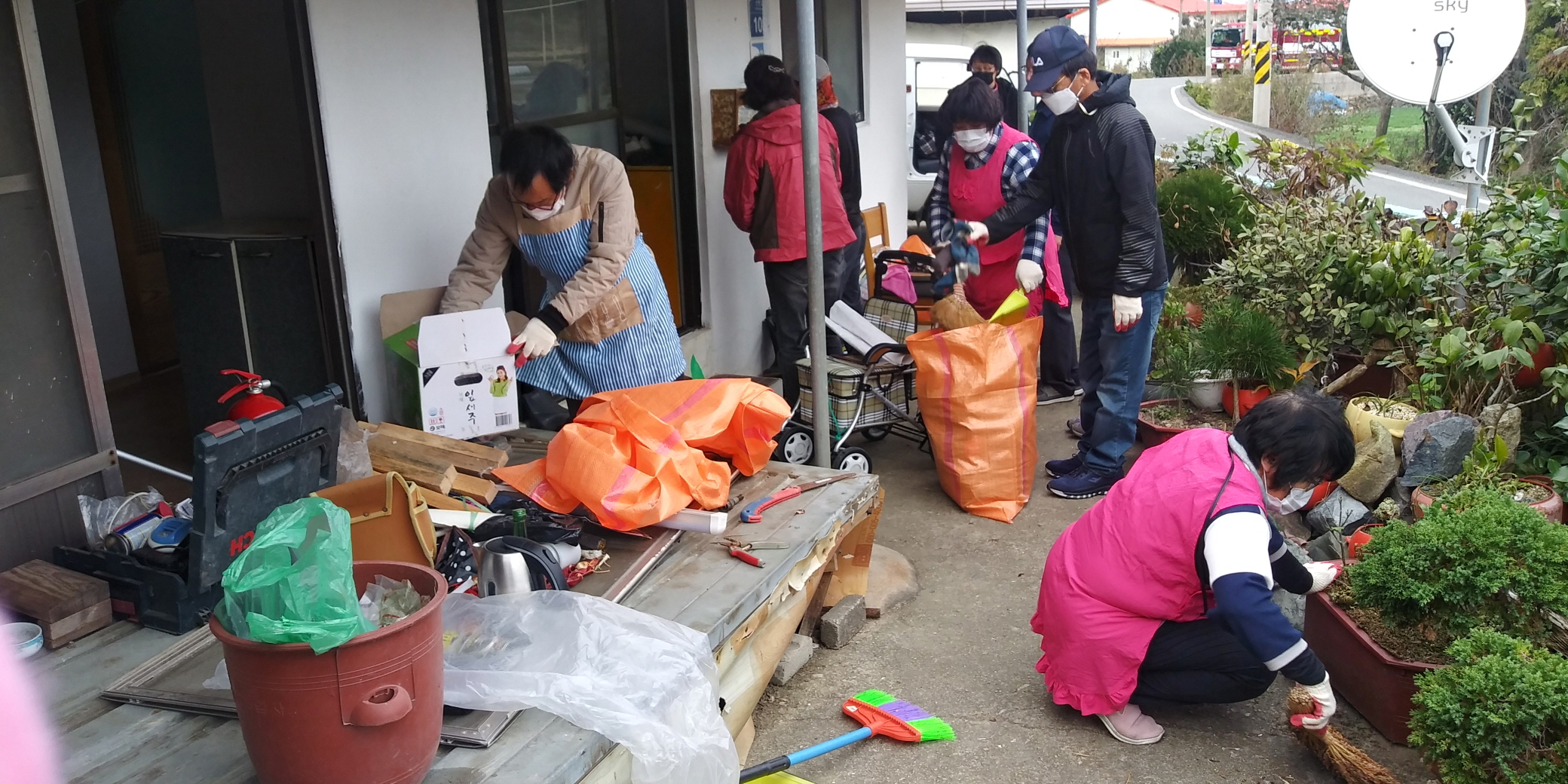 진도군 조도면, 취약계층 주거환경개선 실시 이미지