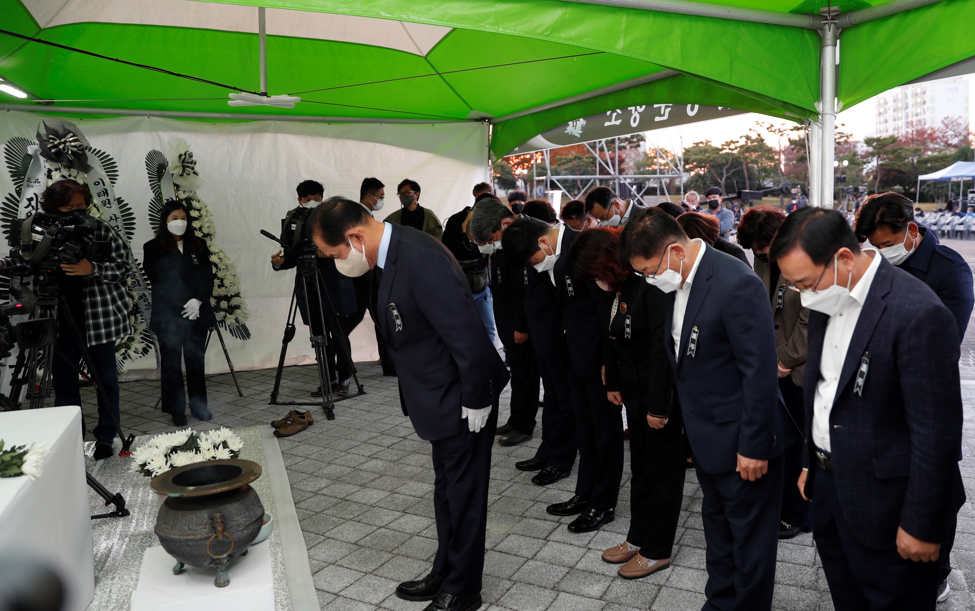 10.31. 이태원 사고 사망자 합동분양소 조문 이미지