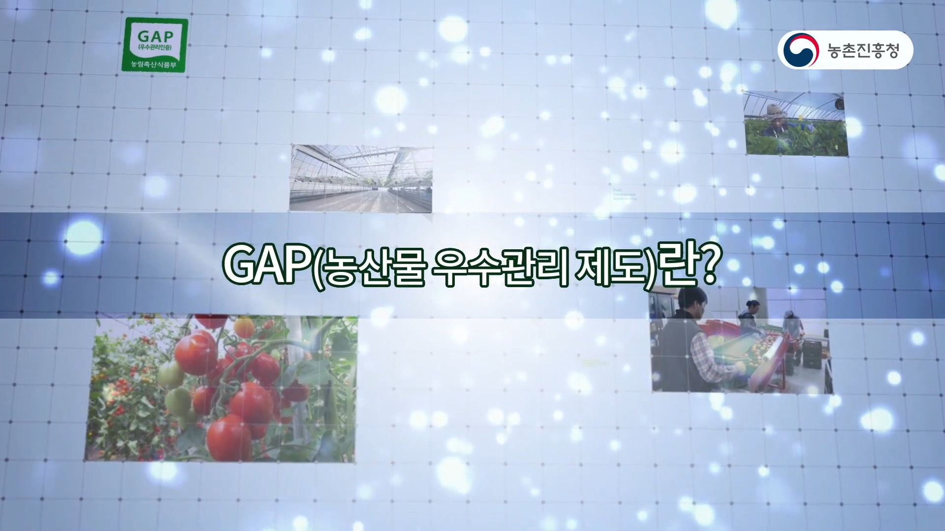 농산물우수관리(GAP) 실천하기 쉬워요! 이미지