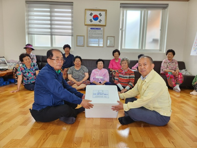 진도군 고군면, 지역 어르신 함께 하는 초복 복달임 이미지